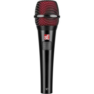 sE Electronics V7 PTT Supercardioid Talkback Dynamic Handheld Vokal Mikrofonu (Siyah) sE Electronics V7 PTT Supercardioid Talkback Dynamic Handheld Vokal Mikrofonu (Siyah)