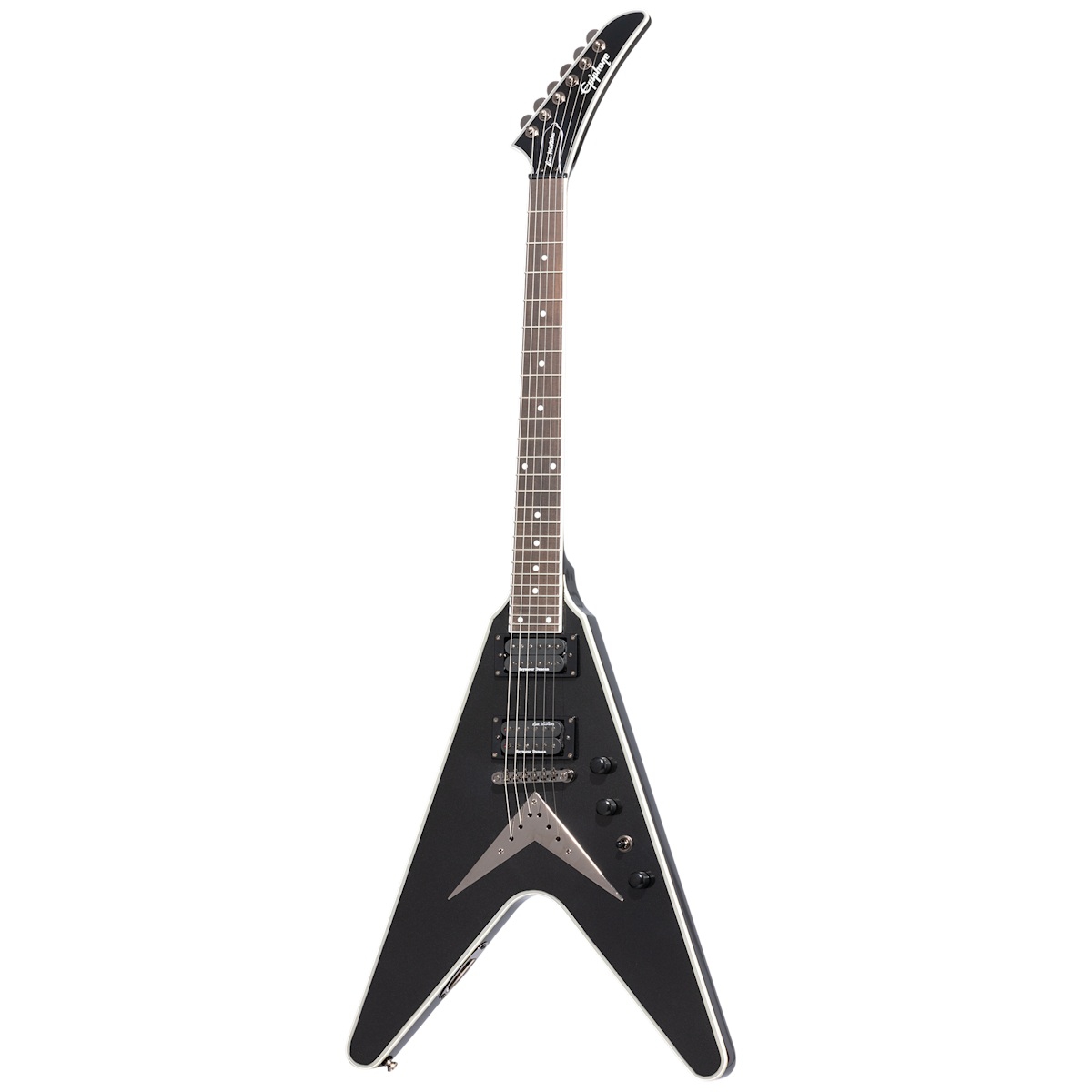 Epiphone Dave Mustaine Flying V Custom Elektro Gitar (Siyah)
