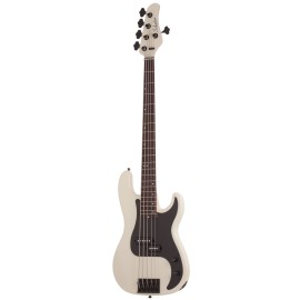 Schecter P-5 5 Telli Bas Gitar (Ivory)
