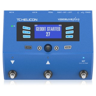 TC Helicon VOICELIVE PLAY 3-Button Vocal Effects Stompbox with Looping TC Helicon VOICELIVE PLAY 3-Button Vocal Effects Stompbox with Looping
