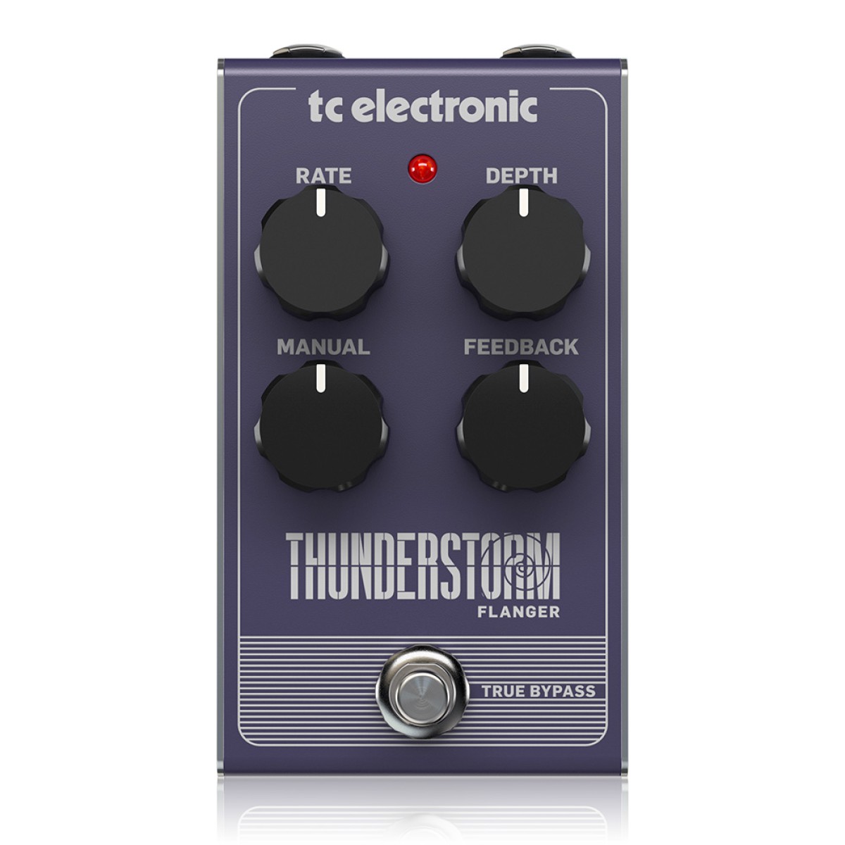 TC Electronic THUNDERSTORM FLANGER Vintage-Style Flanger Pedal TC Electronic THUNDERSTORM FLANGER Vintage-Style Flanger Pedal