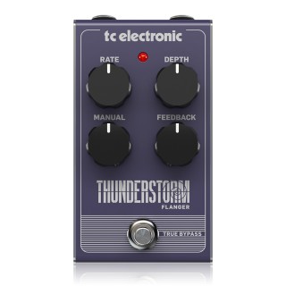 TC Electronic THUNDERSTORM FLANGER Vintage-Style Flanger Pedal TC Electronic THUNDERSTORM FLANGER Vintage-Style Flanger Pedal