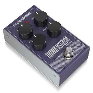 TC Electronic THUNDERSTORM FLANGER Vintage-Style Flanger Pedal TC Electronic THUNDERSTORM FLANGER Vintage-Style Flanger Pedal