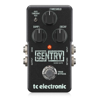 TC Electronic SENTRY NOISE GATE Multiband Noise-Gating Pedal TC Electronic SENTRY NOISE GATE Multiband Noise-Gating Pedal