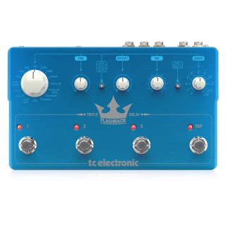 TC Electronic FLASHBACK TRIPLE DELAY Intuitive Three-Engine Delay Pedalı TC Electronic FLASHBACK TRIPLE DELAY Intuitive Three-Engine Delay Pedalı