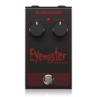 TC Electronic EYEMASTER METAL DISTORTION Skull-Pounding Metal Distortion Pedal TC Electronic EYEMASTER METAL DISTORTION Skull-Pounding Metal Distortion Pedal