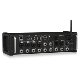 Midas MR12 12 Girişli Dijital Mikser iPad/Android Tabletler için Uygun, 4 Midas PRO Preamp, 8 Hat Girişi, Entegre Wifi Modülü ve USB Stereo Kaydedici