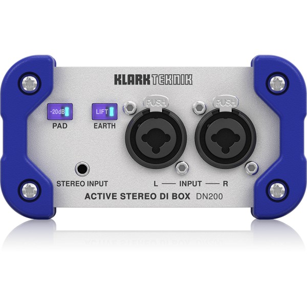 Klark Teknik DN200 V2 2-Kanal Active DI Box
