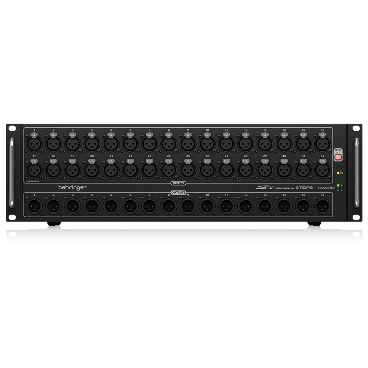 BEHRINGER S32 / I/O 32 Kanal Uzaktan Kontrol Edilebilir Ses Kartı BEHRINGER S32 / I/O 32 Kanal Uzaktan Kontrol Edilebilir Ses Kartı