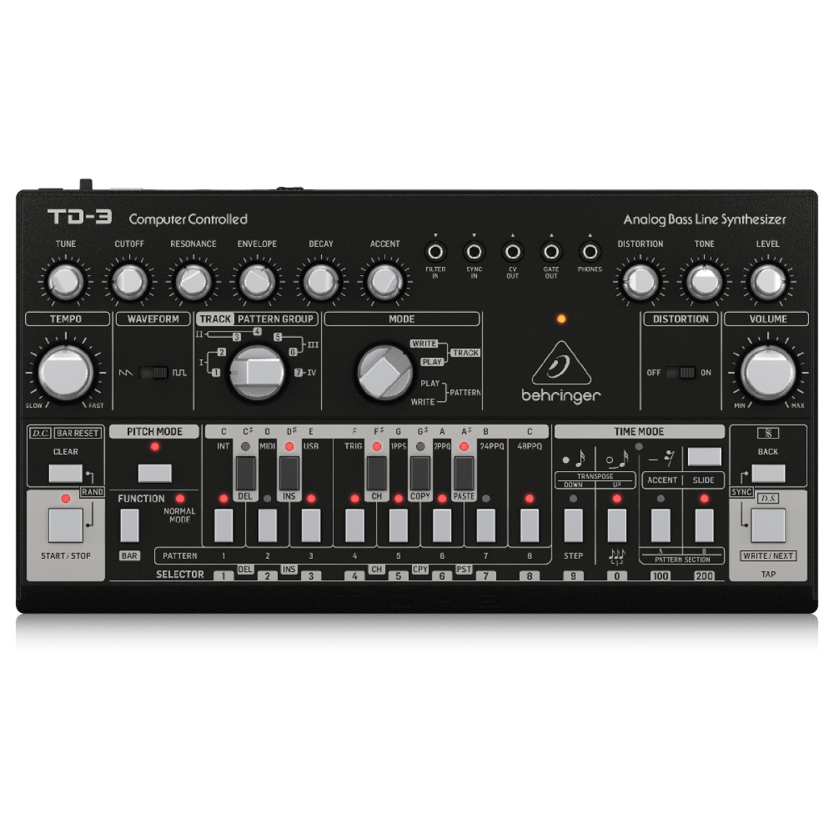 BEHRINGER TD-3-BK Analog Bass Line Synthesizer (Siyah) BEHRINGER TD-3-BK Analog Bass Line Synthesizer (Siyah)