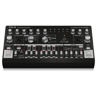 BEHRINGER TD-3-BK Analog Bass Line Synthesizer (Siyah) BEHRINGER TD-3-BK Analog Bass Line Synthesizer (Siyah)
