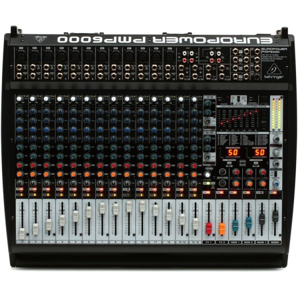 BEHRINGER EUROPOWER PMP6000 1600W 20 Kanal Power Mikser