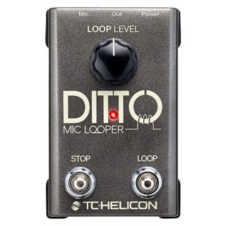 TC Helicon Ditto Mic Looper Vokal Efekt Pedalı TC Helicon Ditto Mic Looper Vokal Efekt Pedalı