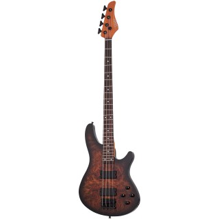 Schecter C-4 Standard Bas Gitar (Tobacco Burl)