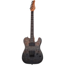 Schecter PT Standard Elektro Gitar (Black Fade Burst Burl)