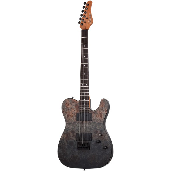 Schecter PT Standard Elektro Gitar (Black Fade Burst Burl)