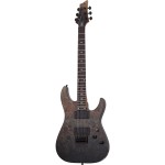 Schecter C-1 Standard Elektro Gitar (Black Fade Burst Burl)