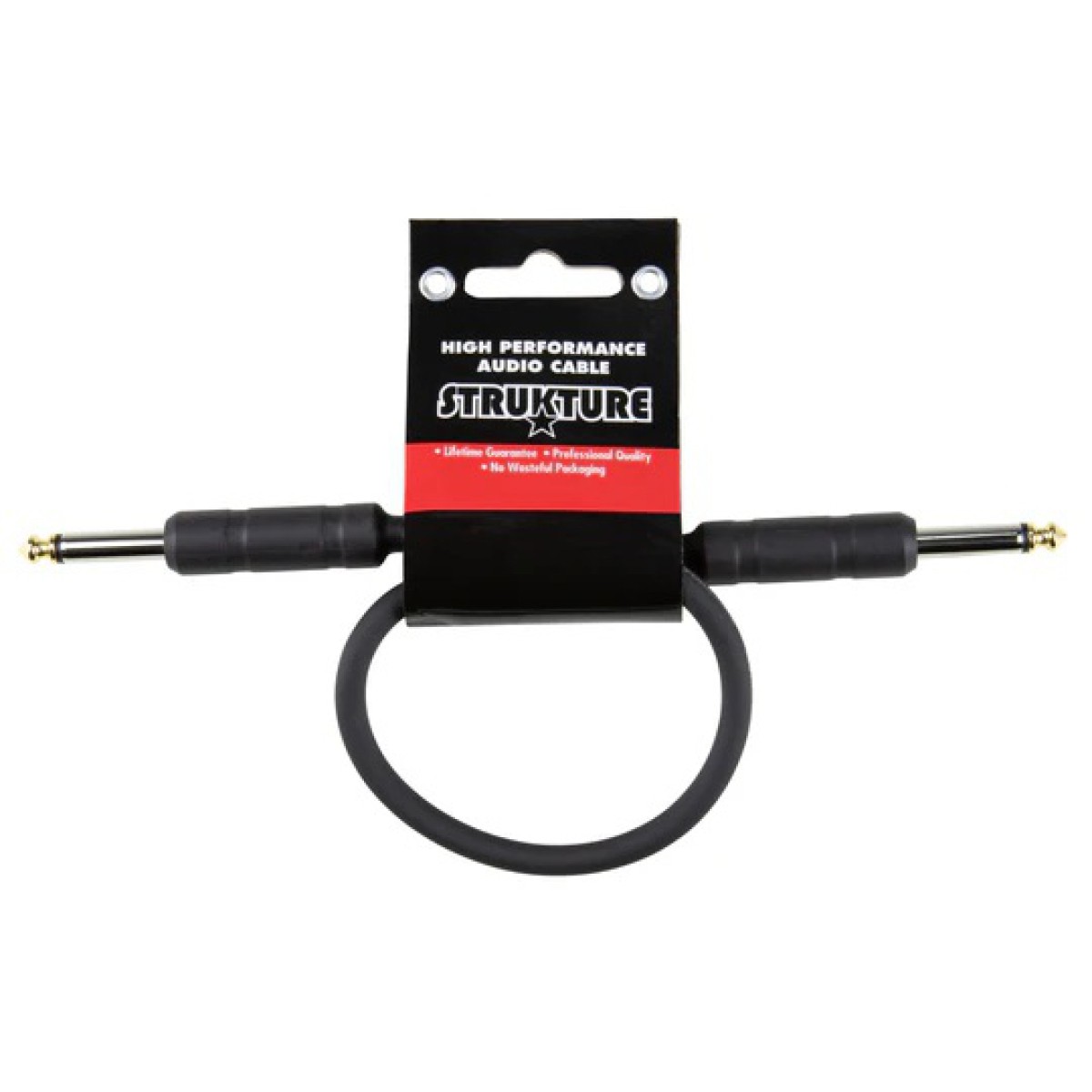 Strukture SC01 Pedal Ara Kablosu (1/4 - 1/4 Straight) Strukture SC01 Pedal Ara Kablosu (1/4 - 1/4 Straight)