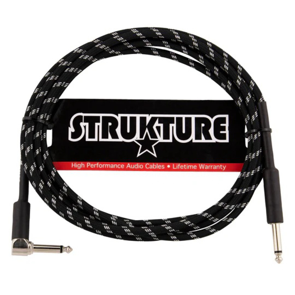 Strukture Enstrüman Kablosu (Vintage Black/silver 3 Metre Right Angle) Strukture Enstrüman Kablosu (Vintage Black/silver 3 Metre Right Angle)