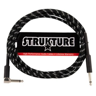 Strukture Enstrüman Kablosu (Vintage Black/silver 3 Metre Right Angle) Strukture Enstrüman Kablosu (Vintage Black/silver 3 Metre Right Angle)