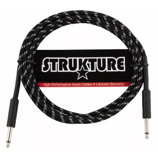 Strukture Enstrüman Kablosu (Vintage Black/silver 3 Metre Straight - Straight) Strukture Enstrüman Kablosu (Vintage Black/silver 3 Metre Straight - Straight)