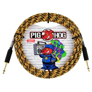 Pig Hog Vintage Series 1/4 Enstrüman Kablosu (Orange Graffiti 3 Metre Straight - Straight) Pig Hog Vintage Series 1/4 Enstrüman Kablosu (Orange Graffiti 3 Metre Straight - Straight)