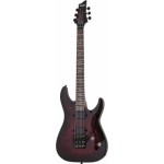 Schecter Omen Elite-6 FR Elektro Gitar (Black Cherry Burst)