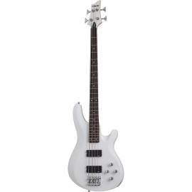 Schecter C-4 Deluxe Bas Gitar (Satin White)