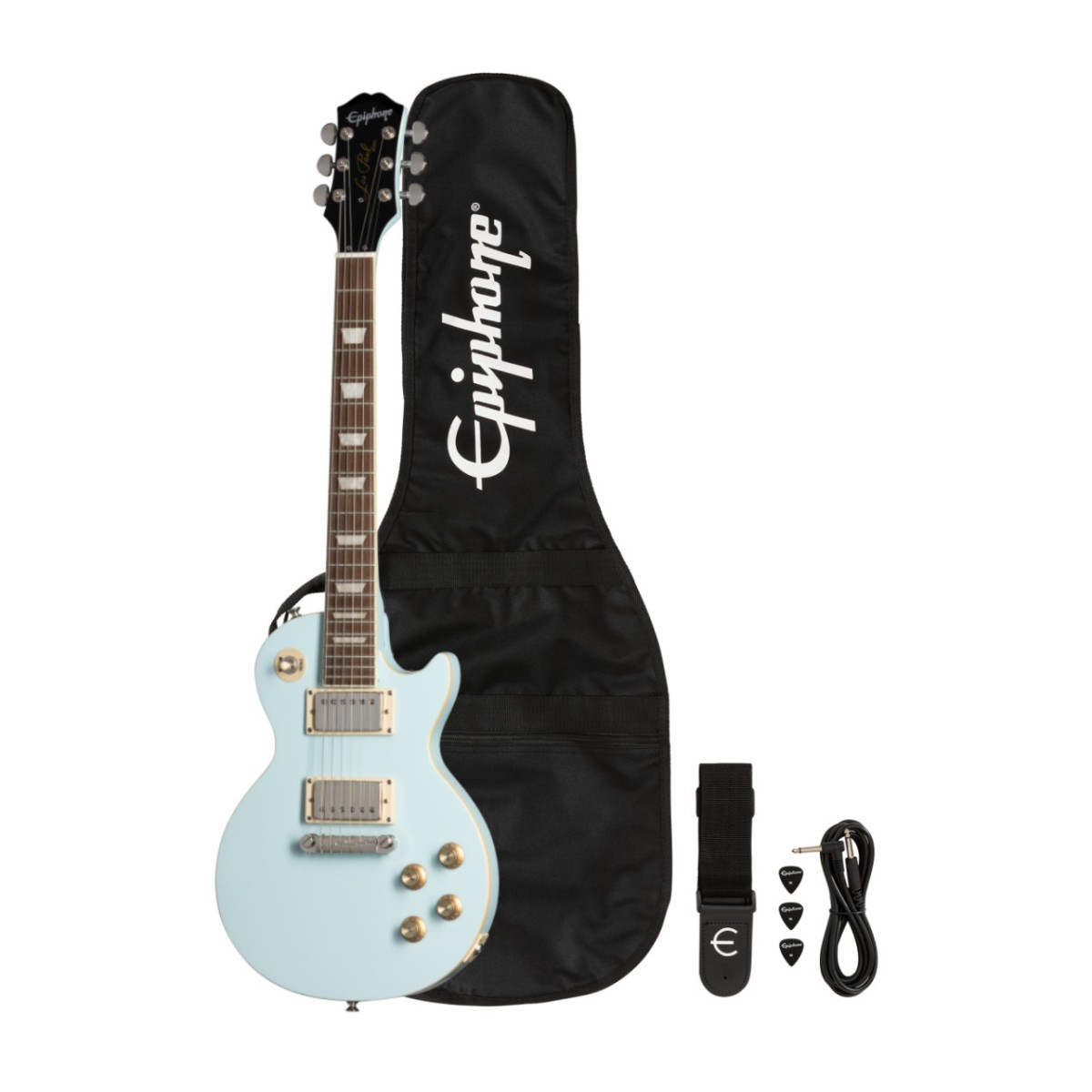 Epiphone Power Players Les Paul Elektro Gitar Seti (Ice Blue)