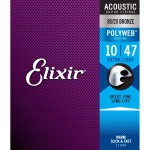 Elixir Polyweb Bronze  Extra Light Akustik Gitar Teli (.010-.047)