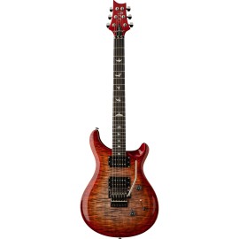PRS SE Custom 24 Floyd Elektro Gitar (Charcoal Cherry Burst)