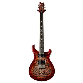 PRS SE Custom 24-08 Quilt Elektro Gitar (Charcoal Cherry Burst)