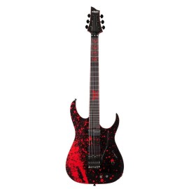 Schecter Sullivan King Banshee-6 FR-S Elektro Gitar (Obsidian Blood)
