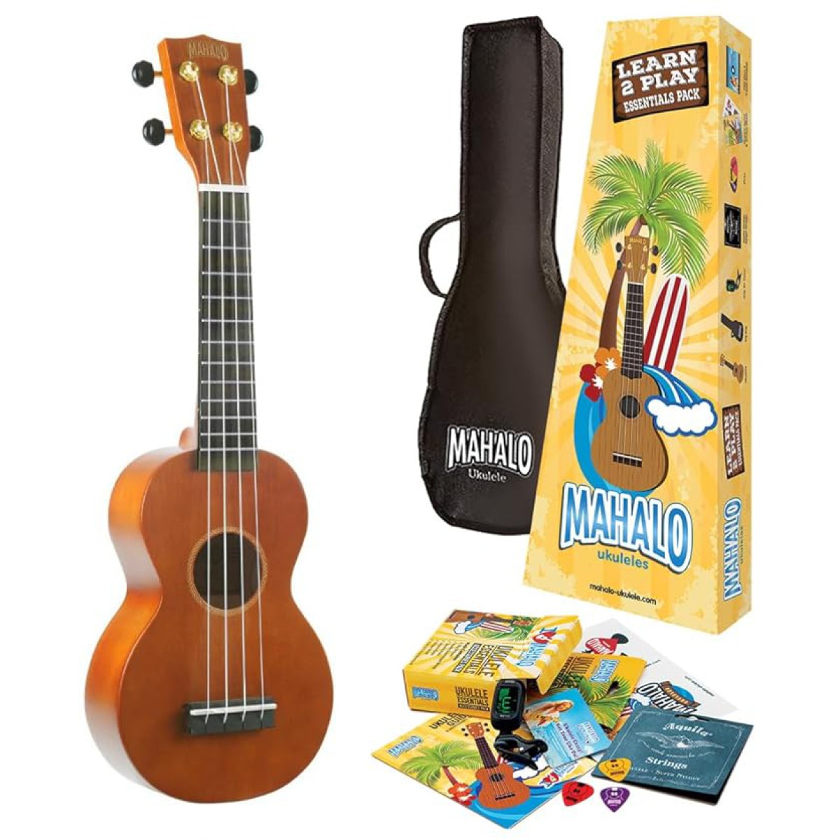 Mahalo Learn 2 Play Ukulele Seri (Kahverengi) Mahalo Learn 2 Play Ukulele Seri (Kahverengi)