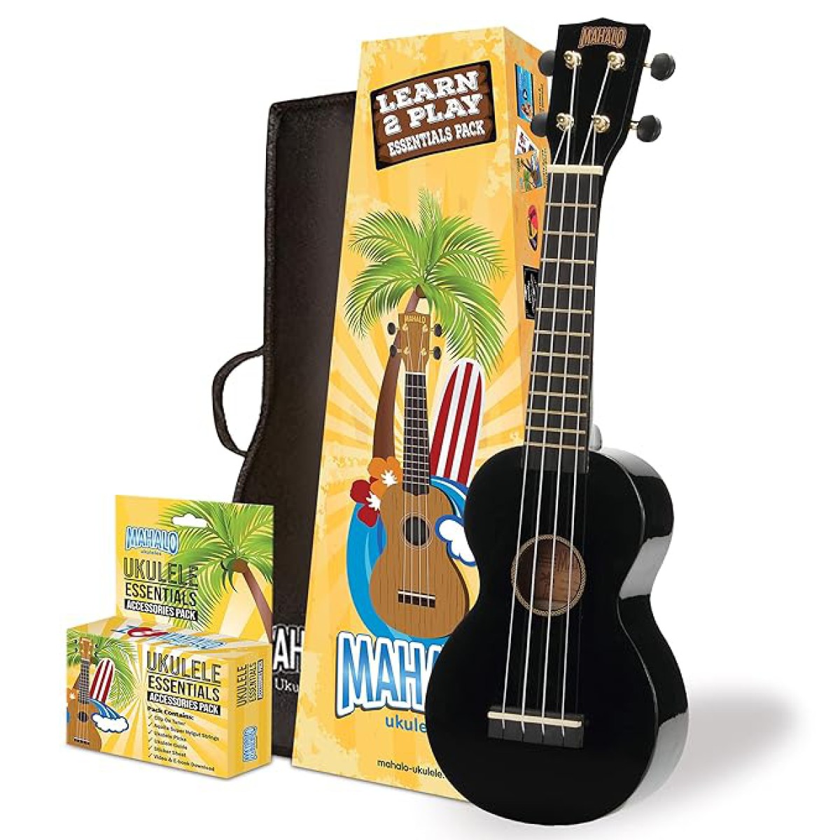 Mahalo Learn 2 Play Ukulele Seri (Siyah) Mahalo Learn 2 Play Ukulele Seri (Siyah)