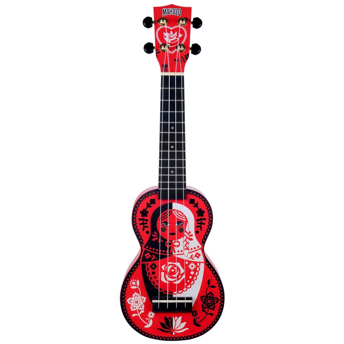 Mahalo MA1RD Art Series Soprano Ukulele (Russian Doll) Mahalo MA1RD Art Series Soprano Ukulele (Russian Doll)