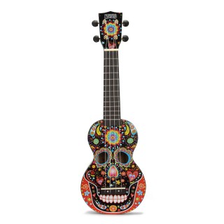 Mahalo Art Series Soprano Ukulele (Black Skull) Mahalo Art Series Soprano Ukulele (Black Skull)