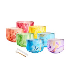 Meinl Sonic Energy 7-Parça Marble Crystal Singing Bowl Chakra Set (B4, A4, G4, F4, E4, D4, C4, 432 Hz) Meinl Sonic Energy 7-Parça Marble Crystal Singing Bowl Chakra Set (B4, A4, G4, F4, E4, D4, C4, 432 Hz)