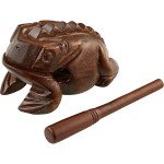 Meinl Percussion Large Wooden Frog Guiro  (Brown)