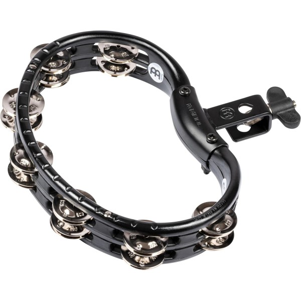 Meinl TMT2BK Traditional Mountable Abs Series Mountable Molded Abs Tamburin (BlackI