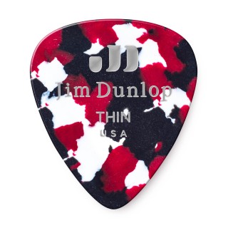 Jim Dunlop 483R06TH Celluloid Confetti Pena (Thin) Jim Dunlop 483R06TH Celluloid Confetti Pena (Thin)