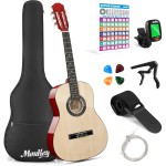 Donner Moukey Basswood 3/4 Klasik Gitar (Natural Light)