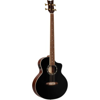 Ortega D8CE-4 Deep Series 8 Elektro Akustik Bas Gitar (Siyah Maun)