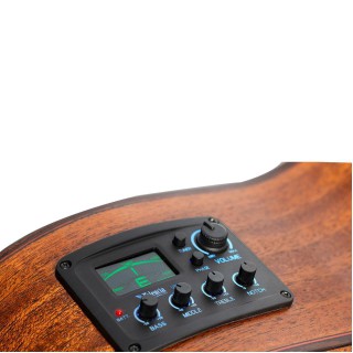 ELEKTRO KLASİK GİTAR, CUTAWAY, 4/4, NATUREL MAT