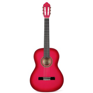 KLASİK GİTAR 4/4 PEMBE SUNBURST SAP ÇELİKLİ