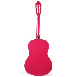 KLASİK GİTAR 4/4 PEMBE SUNBURST SAP ÇELİKLİ