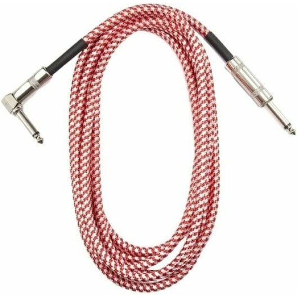 GİTAR KABLO GÜRÜLTÜSÜZ (NOISLESS) 3M KIRMIZI