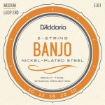 BANJO TEL SETİ, NICKEL WOUND, MEDIUM GAUGE, (0.010
