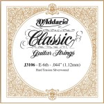 KLASİK GİTAR TEK TELİ, HARD TENSION, GÜMÜŞ