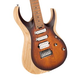 ELEKTRO GİTAR, OPEN PORE VINTAGE BURST, KILIFLI